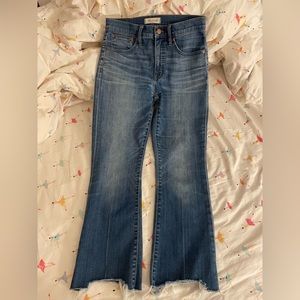 Madewell cali demi boot jeans